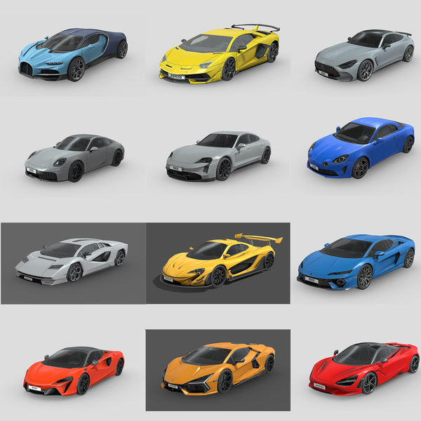 Low-Poly Collection Vol. 03: ElitePoly Exotics