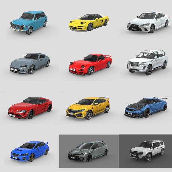 Low-Poly Collection Vol. 06: NipponPoly Legends