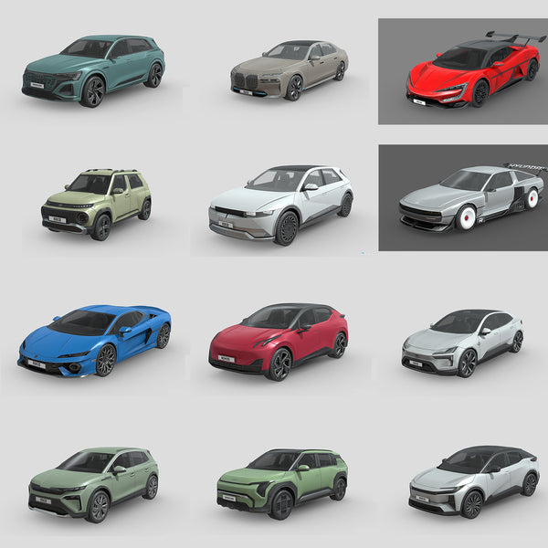 Low-Poly Collection Vol. 07: NeoSpark Innovators