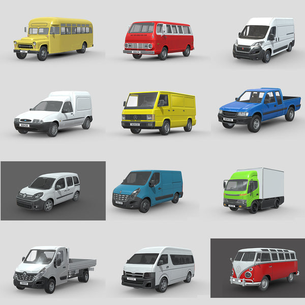Low-Poly Collection Vol. 09: CargoPoly Transits