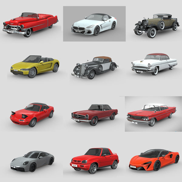 Low-Poly Collection Vol. 13: OpenSky Cruisers