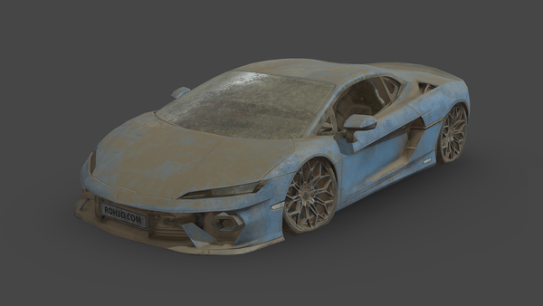 Abandoned Car - Lamborghini Temerario