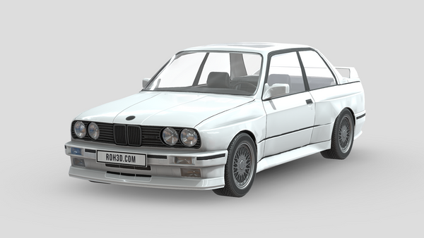 BMW E30 1985 White