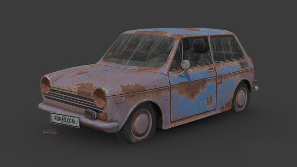 Abandoned Car - Honda N600 1970
