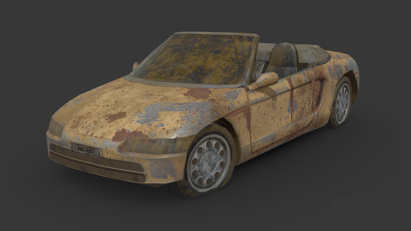 Abandoned Car - Honda Beat
