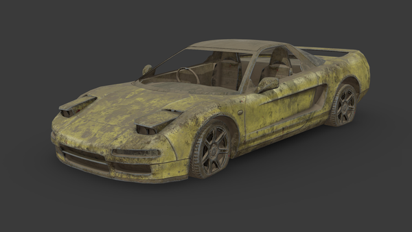 Abandoned Car - Honda NSX Type-R 1992