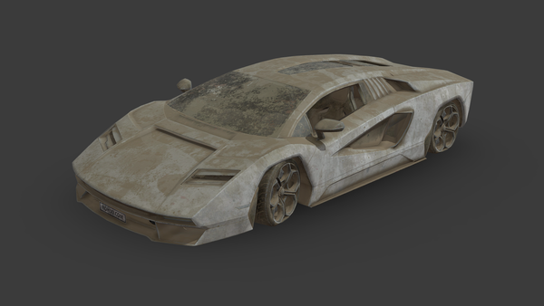 Abandoned Car - Lamborghini Countach