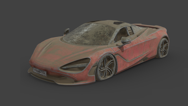 Abandoned Car - Mclaren 750S