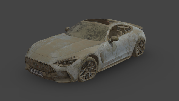 Abandoned Car - Mercedes-Benz AMG GT