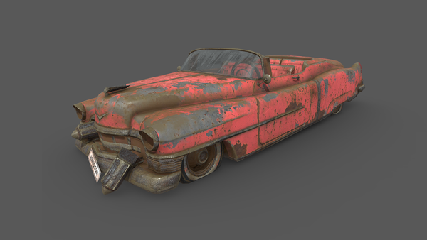 Abandoned Car - Cadillac Eldorado 1953