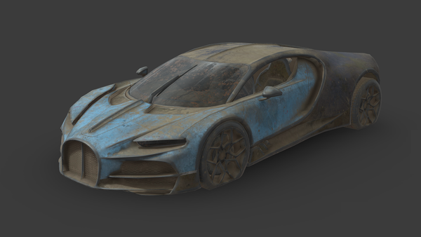 Abandoned Car - Bugatti Tourbillon