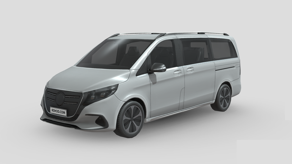 Low Poly Car - Mercedes-Benz EQV 2024