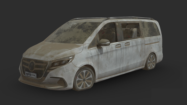 Abandoned Car - Mercedes-Benz EQV
