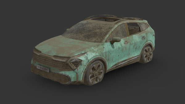 Abandoned Car - Kia Sportage 2022