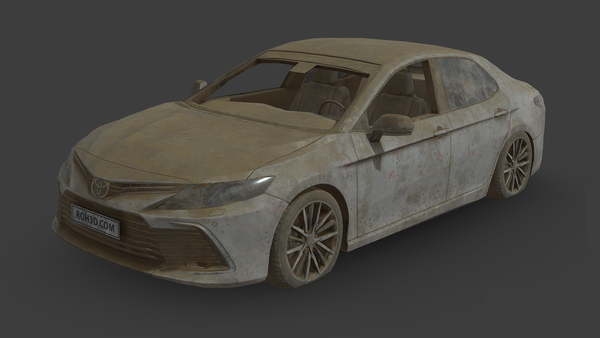 Abandoned Car - Toyota Camry Hybrid