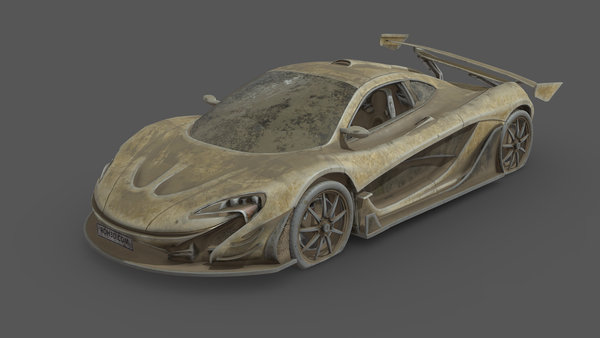 Abandoned Car - Mclaren P1