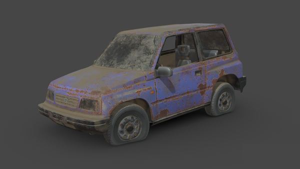 Abandoned Car - Suzuki Vitara