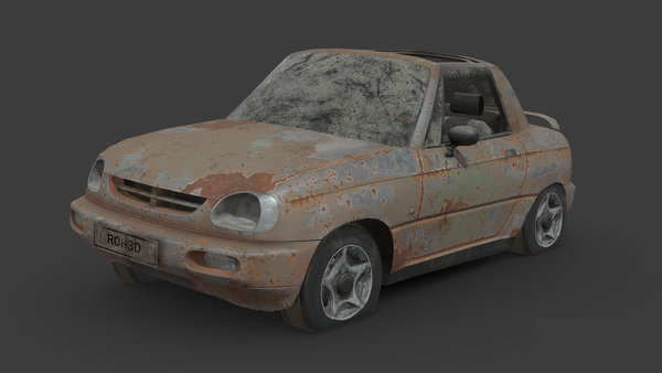 Abandoned Car - Suzuki X90